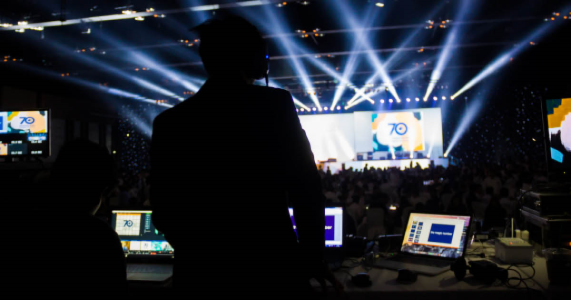 hybrid event producer livestreaming event